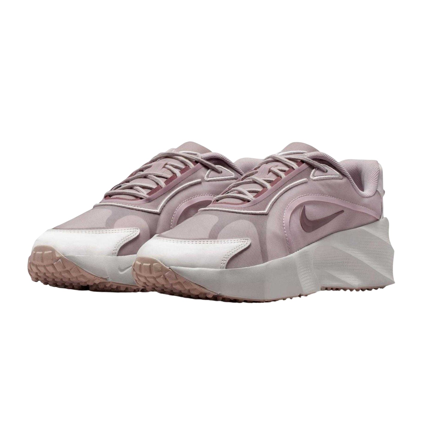 Violet Purple - Side - Nike Womens-Ladies Aura Edge Mesh Trainers