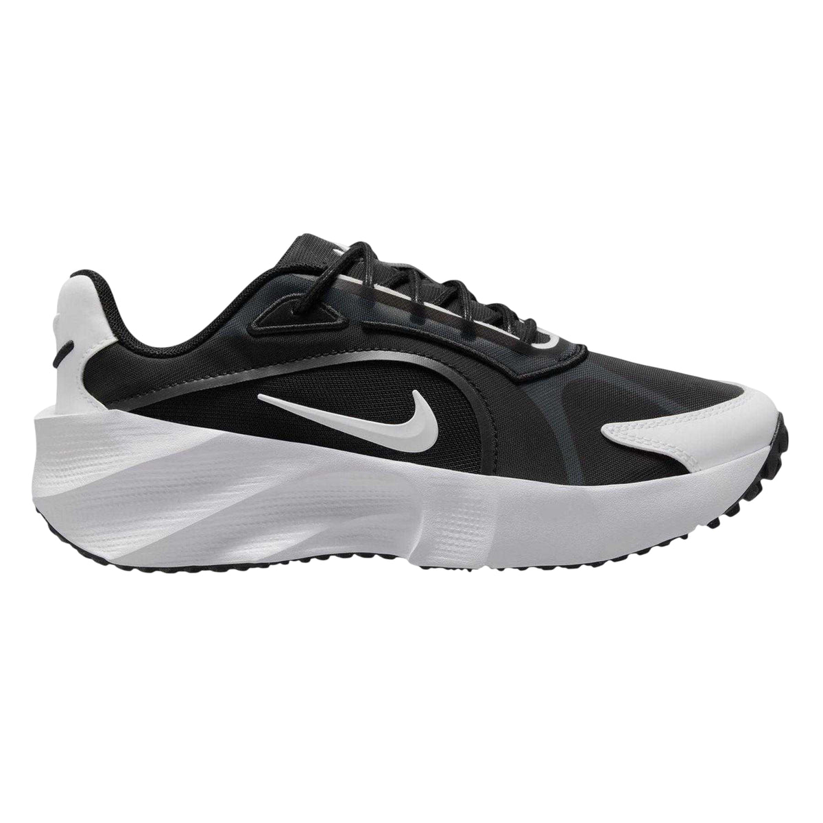Black-White - Front - Nike Womens-Ladies Aura Edge Mesh Trainers