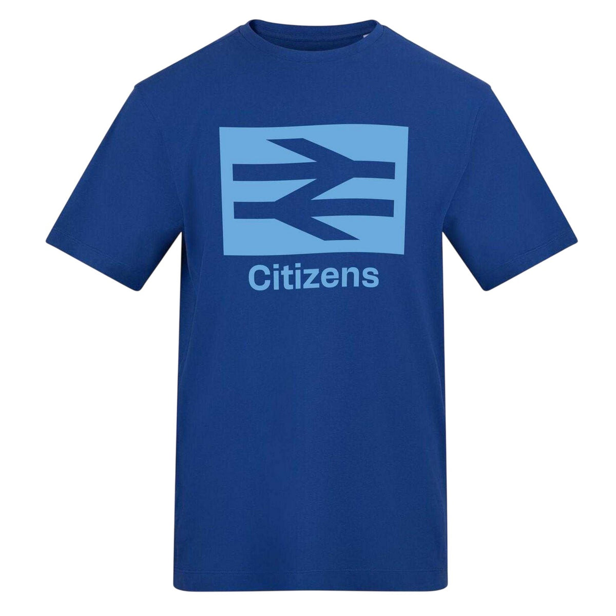 Blue - Front - AWD Mens Citizens Icons T-Shirt