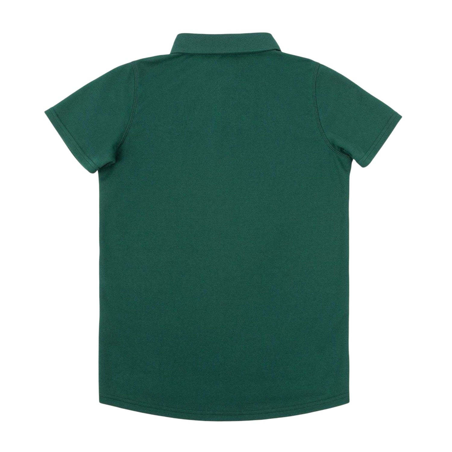 Forest Green - Back - Slazenger Boys Lightweight Polo Shirt