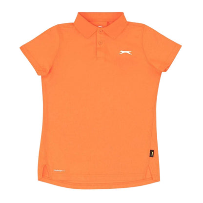 Orange - Front - Slazenger Boys Lightweight Polo Shirt