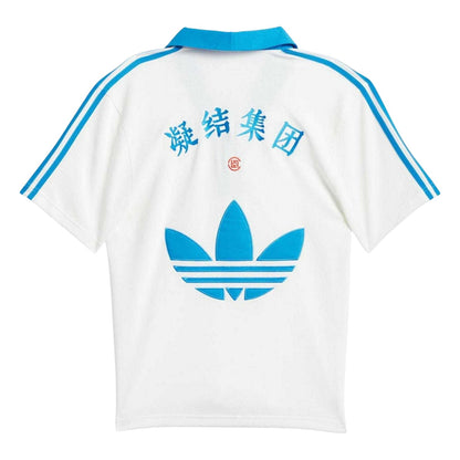 White-Blue - Back - Adidas Mens Edison Chen Pique Polo Shirt
