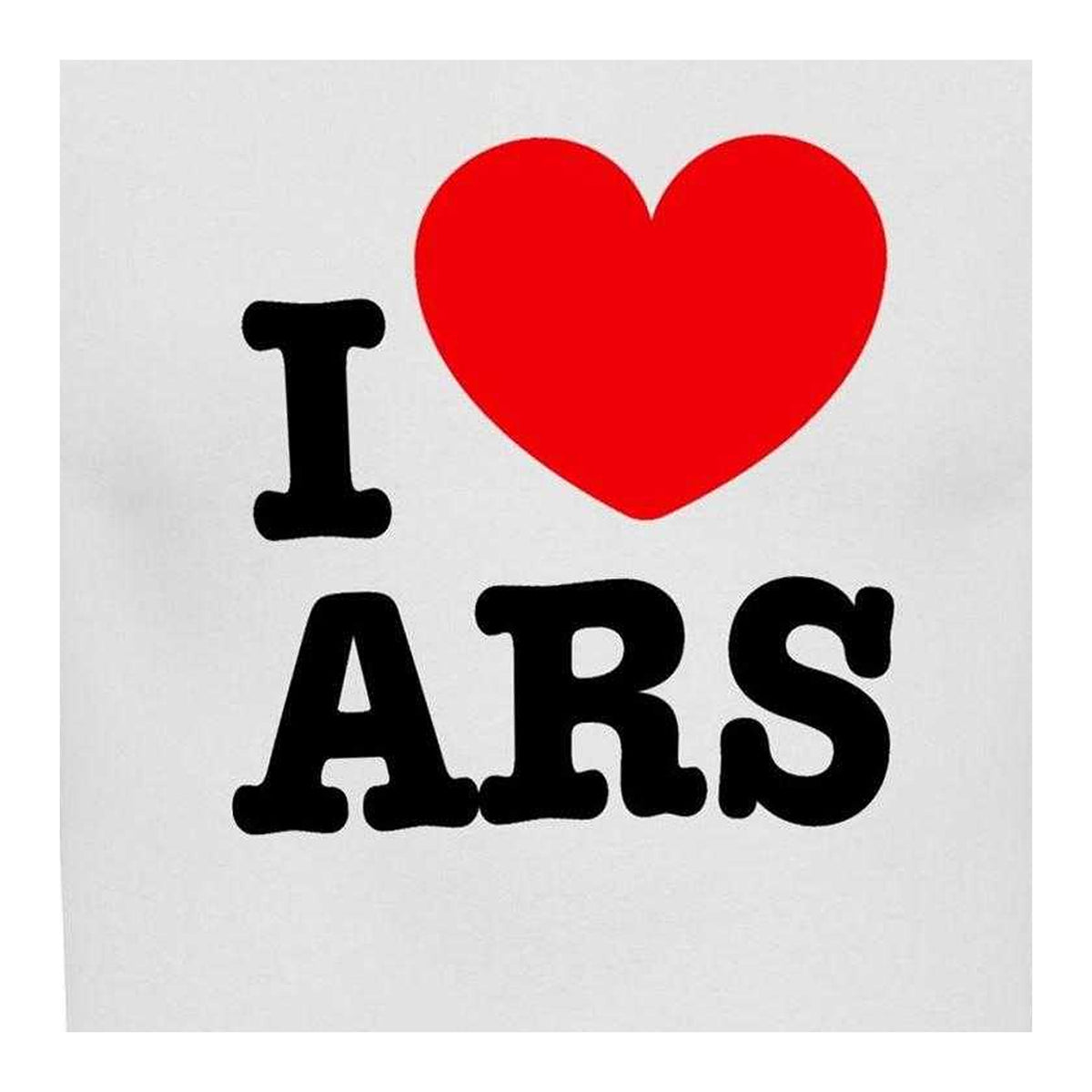 White - Side - AWD Mens I Love ARS T-Shirt