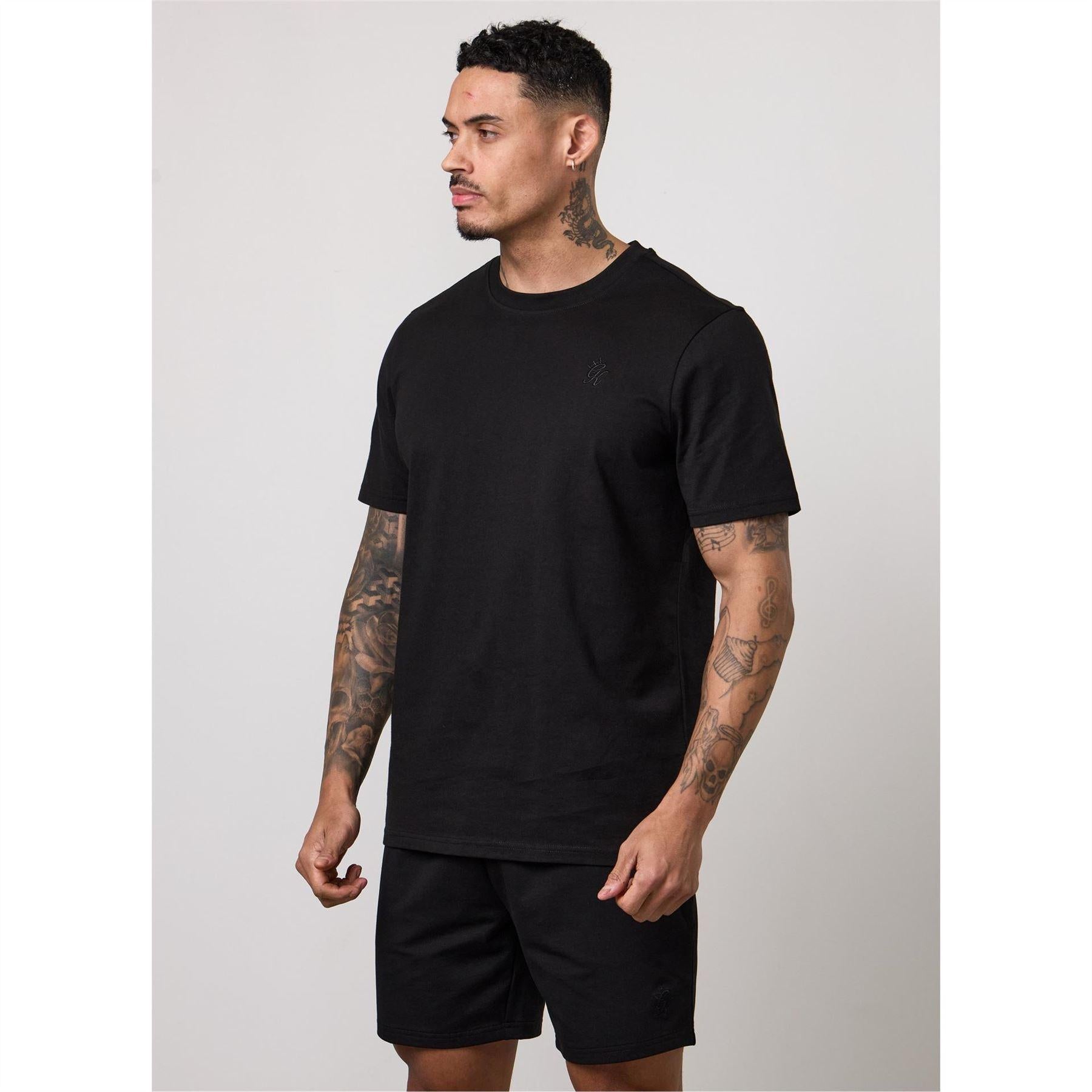Black - Side - Gym King Mens Victory T-Shirt