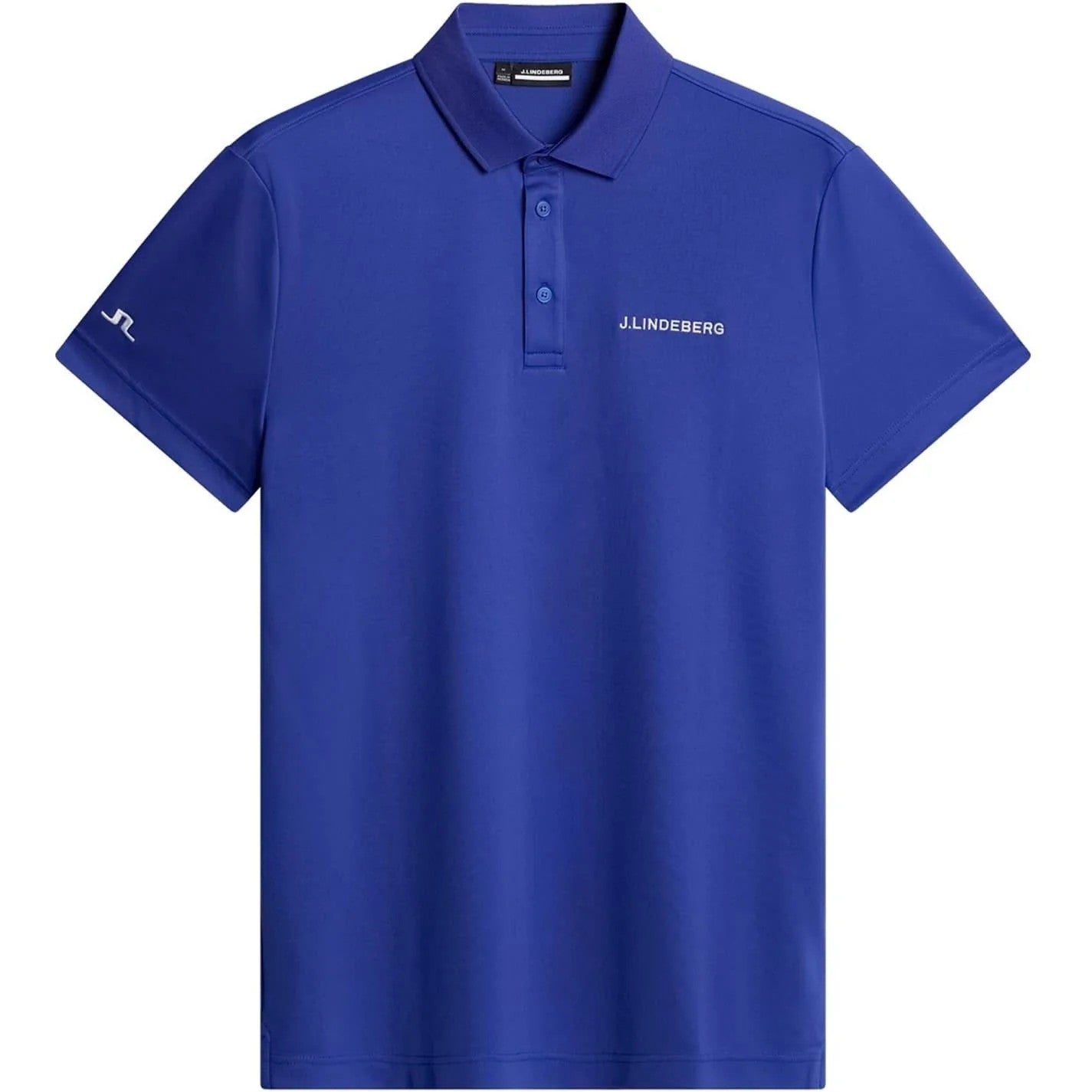 Clematis Blue - Front - J.Lindeberg Mens Bridge Bridge Regular Polo Shirt