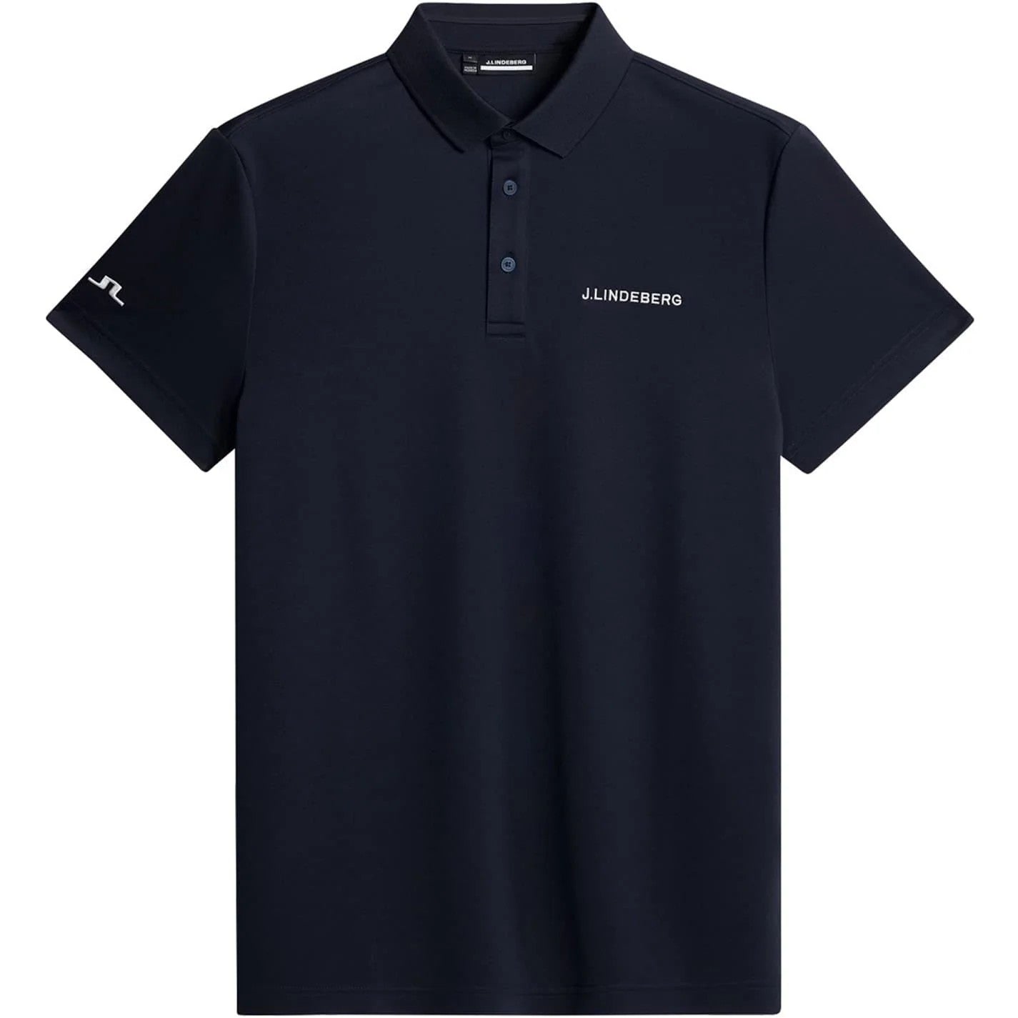 Navy - Front - J.Lindeberg Mens Bridge Bridge Regular Polo Shirt