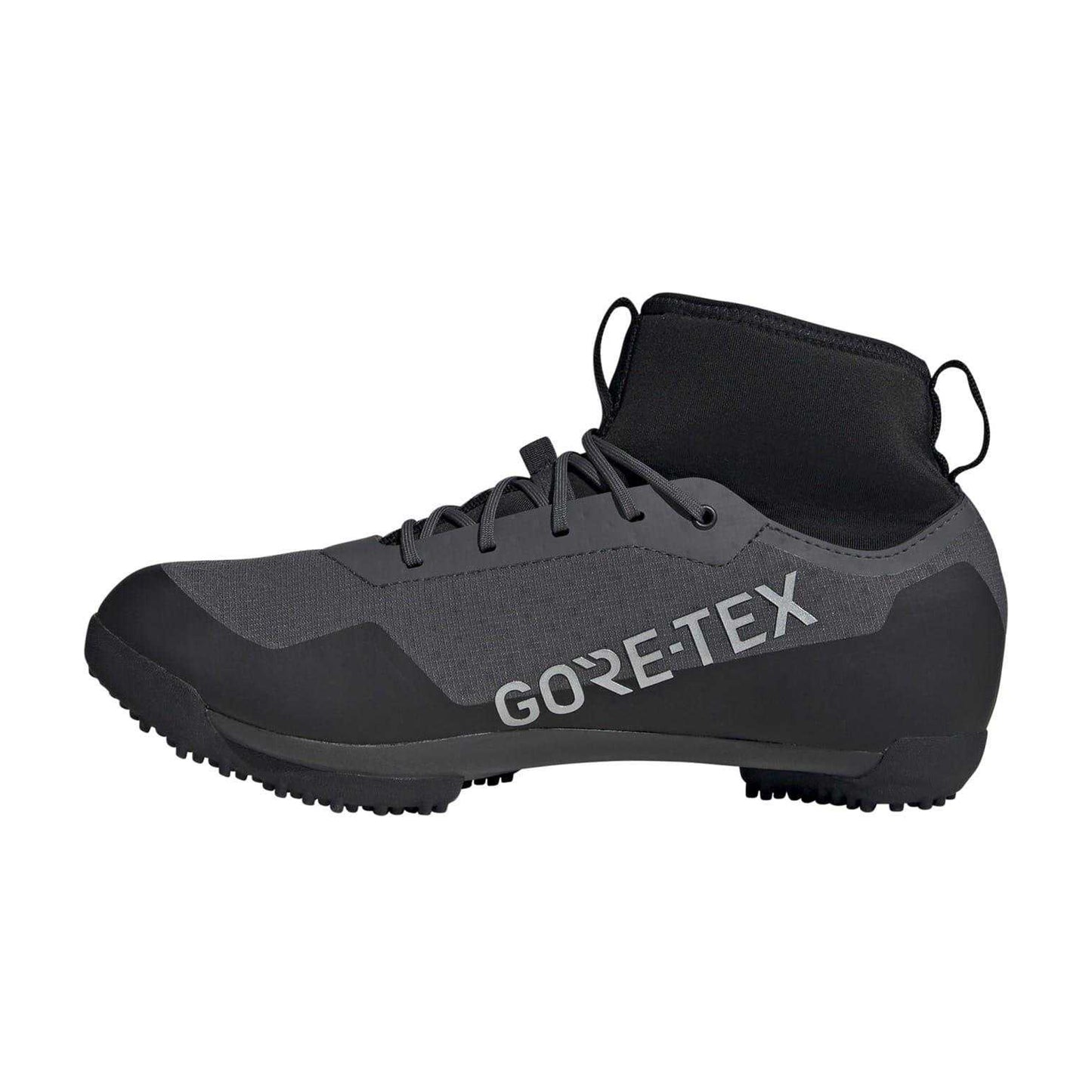 Grey - Side - Adidas Mens Gravel Cold.Rdy GORE-TEX Cycling Shoes
