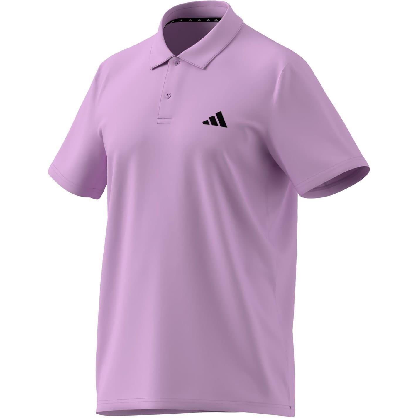Lilac - Side - Adidas Mens Fab Polo Shirt