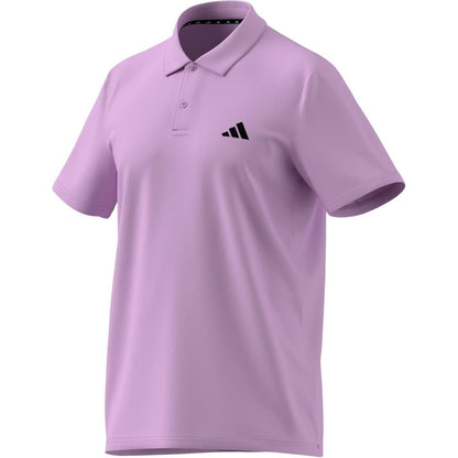 Lilac - Side - Adidas Mens Fab Polo Shirt