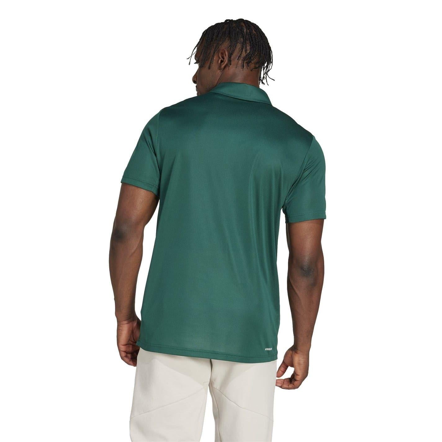 College Green - Back - Adidas Mens Fab Polo Shirt