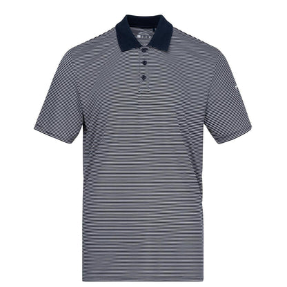 Navy - Front - Slazenger Mens Micro-Stripe Golf Polo Shirt