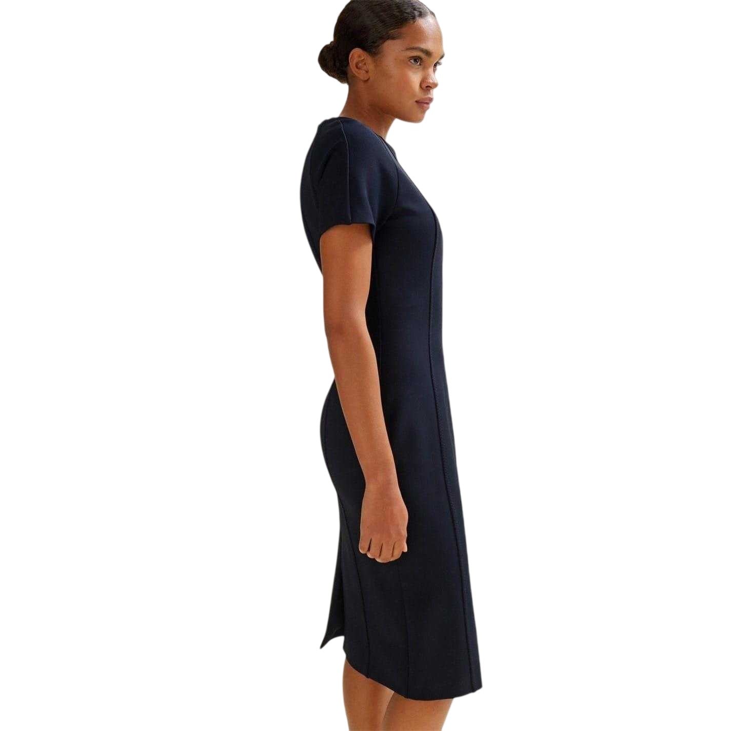 Dark Blue - Side - Boss Womens-Ladies Dukeva Wrap Dress
