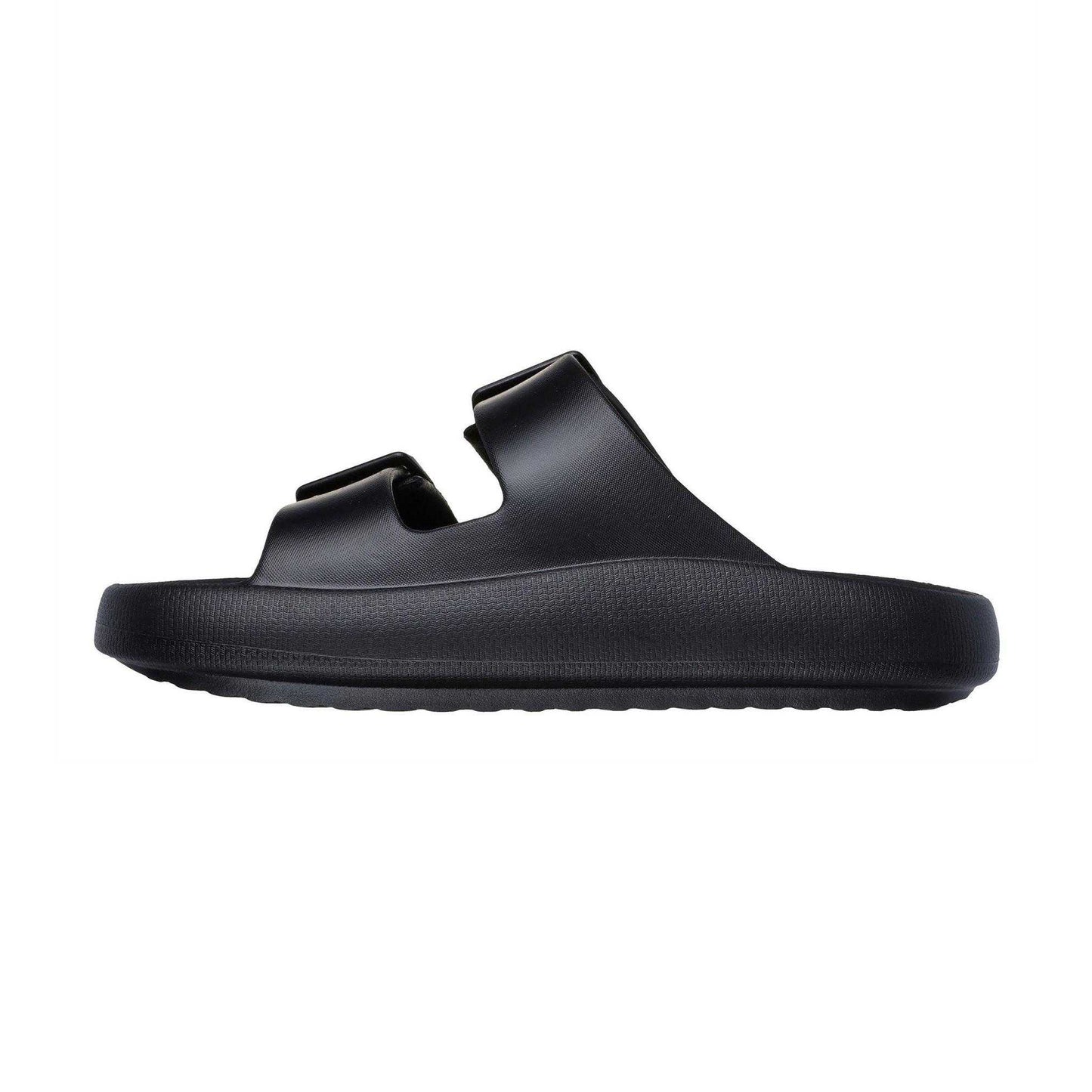 Black - Back - Skechers Mens Horizon Heatwave Arch Fit Flat Sandals