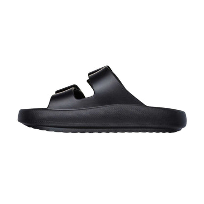 Black - Back - Skechers Mens Horizon Heatwave Arch Fit Flat Sandals