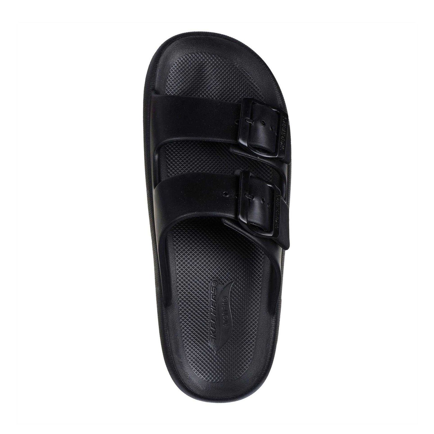Black - Lifestyle - Skechers Mens Horizon Heatwave Arch Fit Flat Sandals