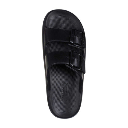Black - Lifestyle - Skechers Mens Horizon Heatwave Arch Fit Flat Sandals