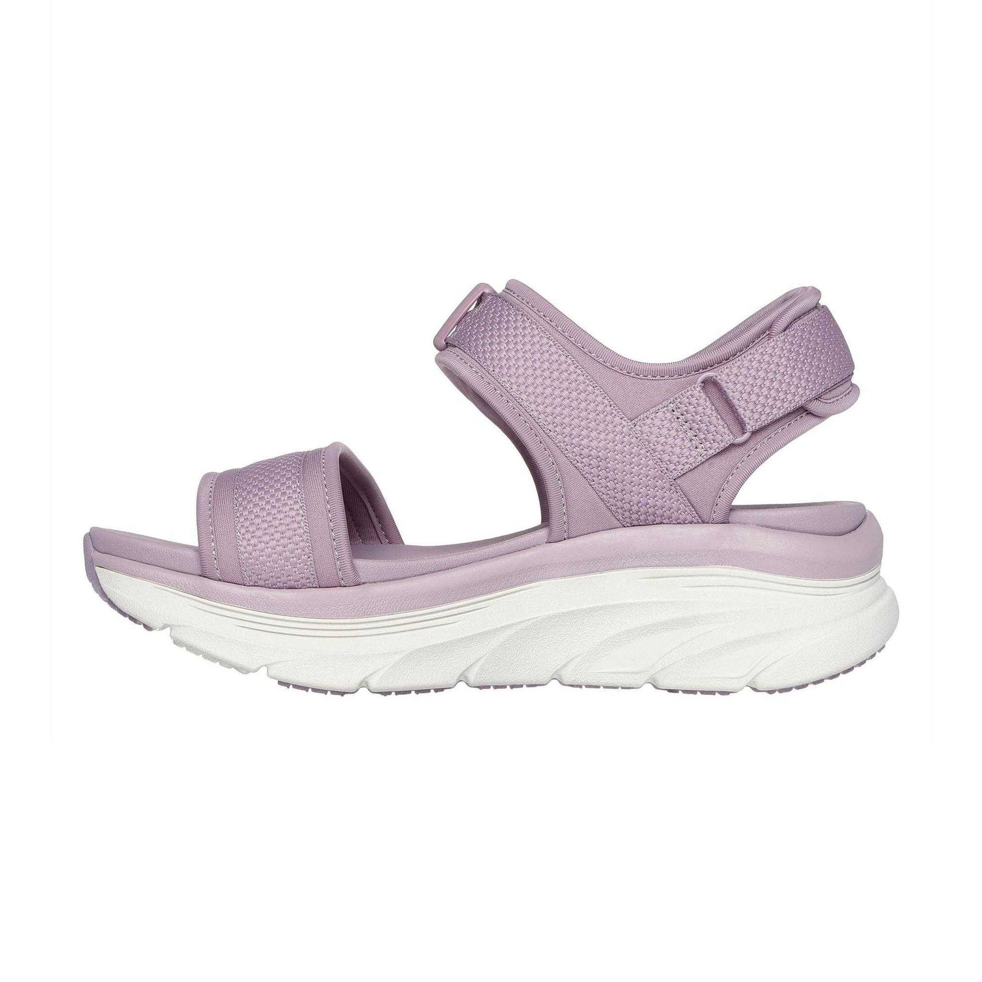 Lavender - Back - Skechers Womens-Ladies D´Lux Walker Sports Sandals