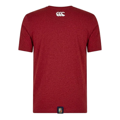 Red Dahlia - Back - Canterbury Mens Monument 2025 British & Irish Lions T-Shirt