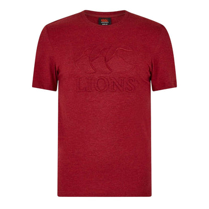 Red Dahlia - Front - Canterbury Mens Monument 2025 British & Irish Lions T-Shirt