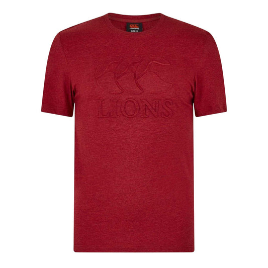 Red Dahlia - Front - Canterbury Mens Monument 2025 British & Irish Lions T-Shirt