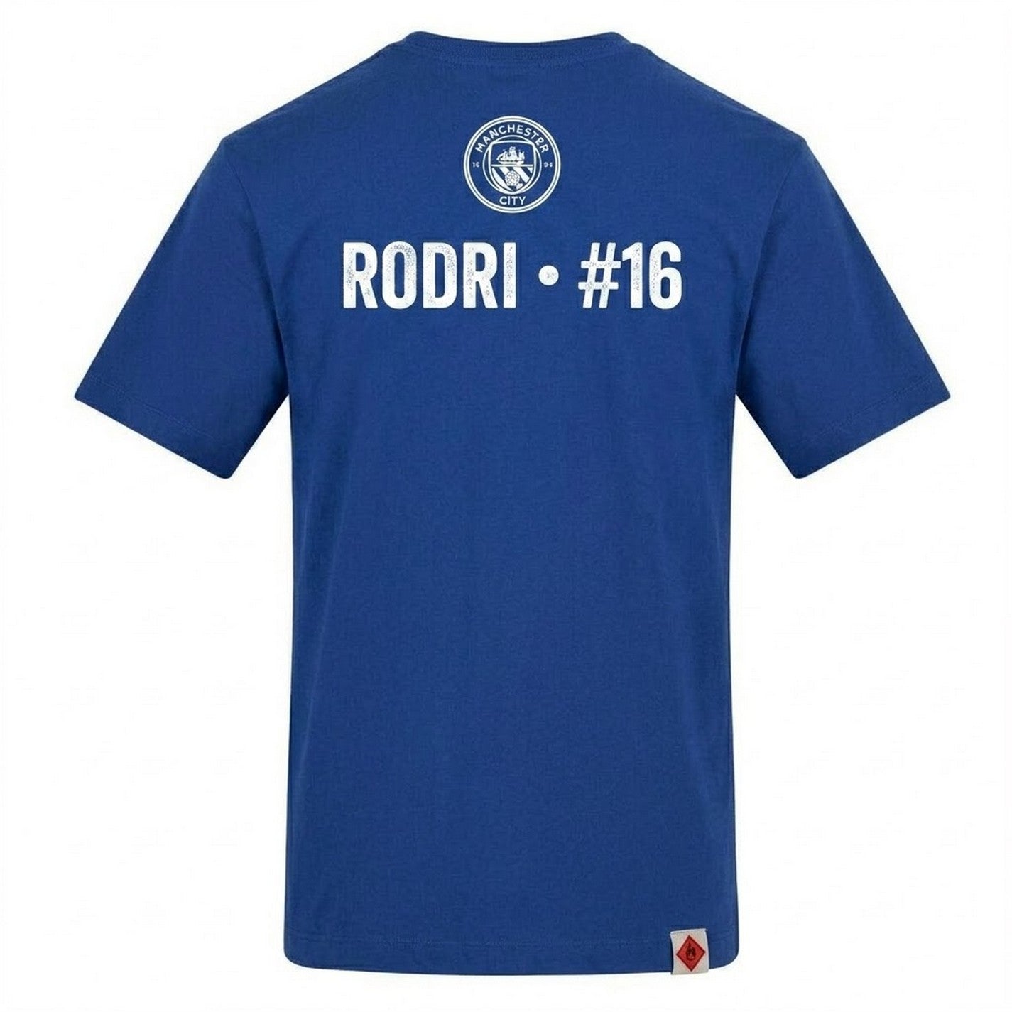 Blue - Back - AWD Mens Rodris On Fire T-Shirt