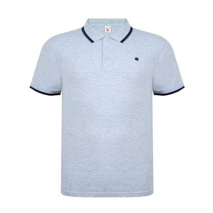 Grey Marl - Front - SoulCal Mens Signature Polo Shirt