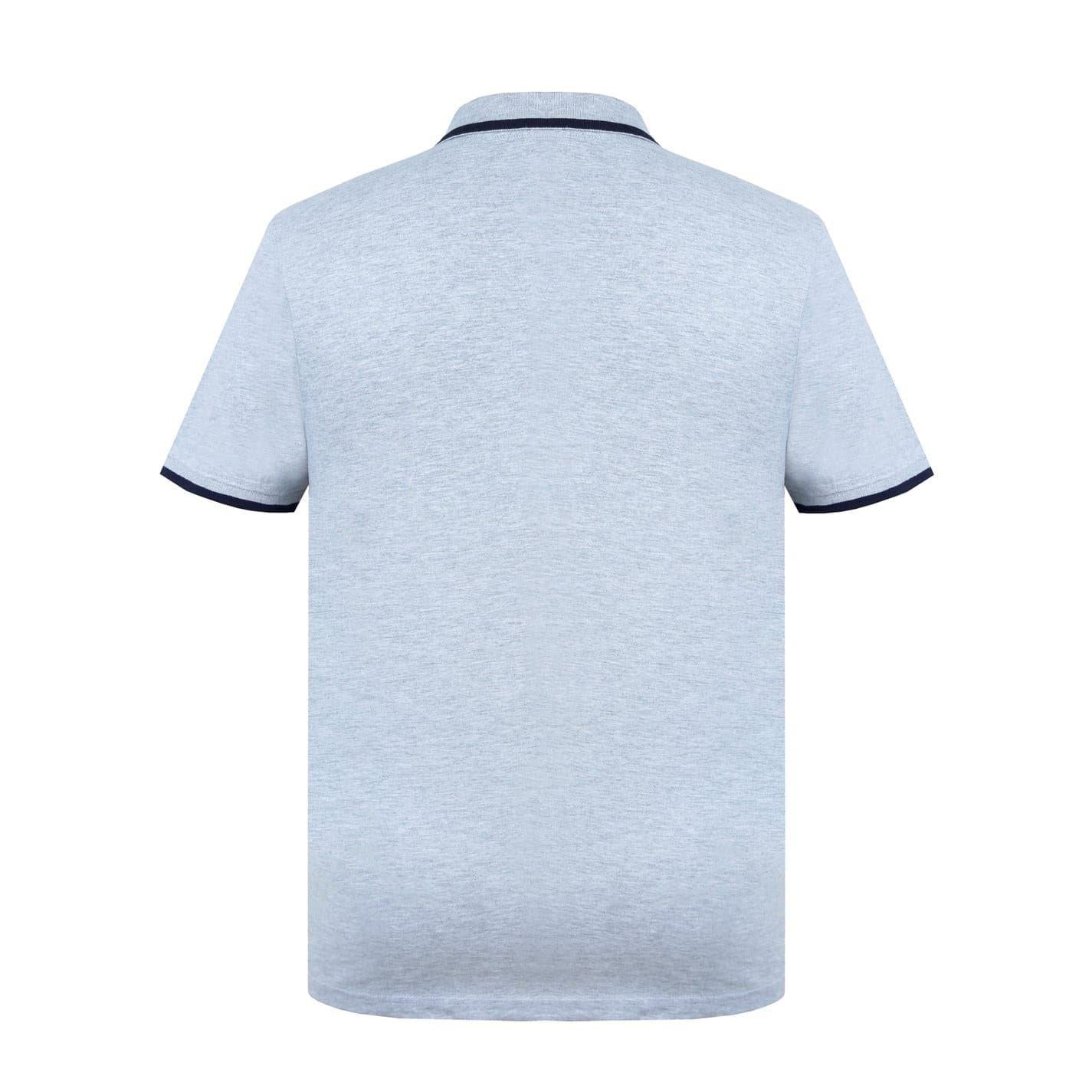 Grey Marl - Back - SoulCal Mens Signature Polo Shirt