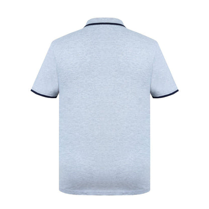 Grey Marl - Back - SoulCal Mens Signature Polo Shirt