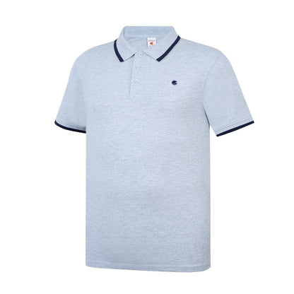 Grey Marl - Side - SoulCal Mens Signature Polo Shirt