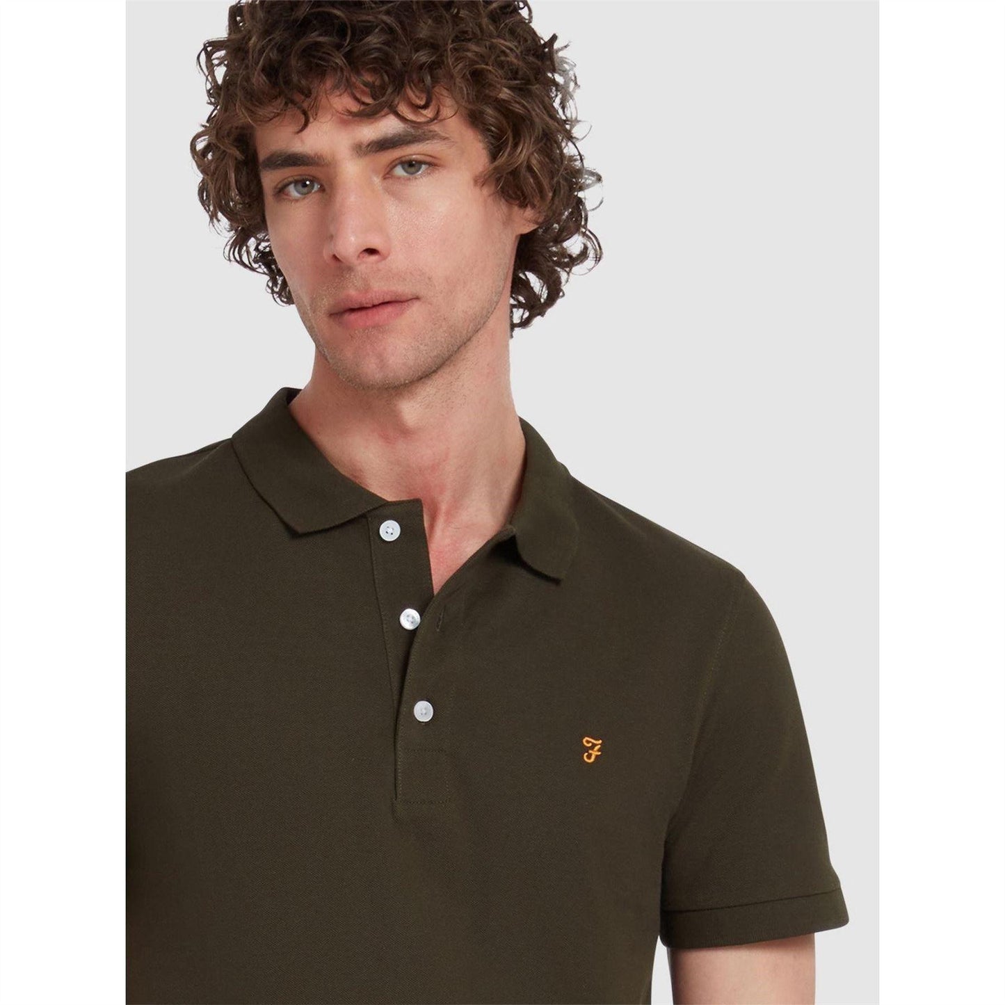 Evergreen - Lifestyle - Farah Mens Cotton Short-Sleeved Polo Shirt