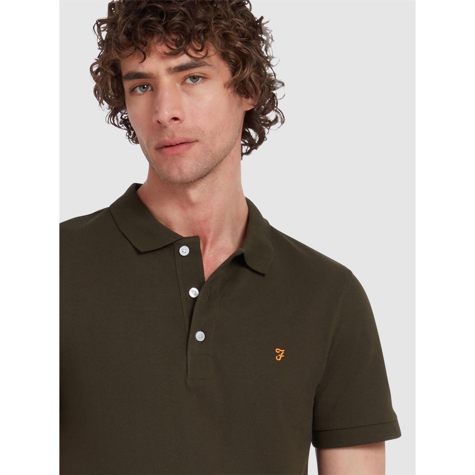 Evergreen - Lifestyle - Farah Mens Cotton Short-Sleeved Polo Shirt