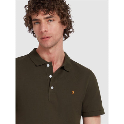 Evergreen - Lifestyle - Farah Mens Cotton Short-Sleeved Polo Shirt