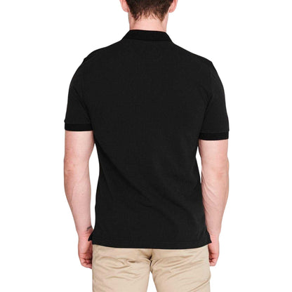 Black - Lifestyle - Farah Mens Cotton Short-Sleeved Polo Shirt