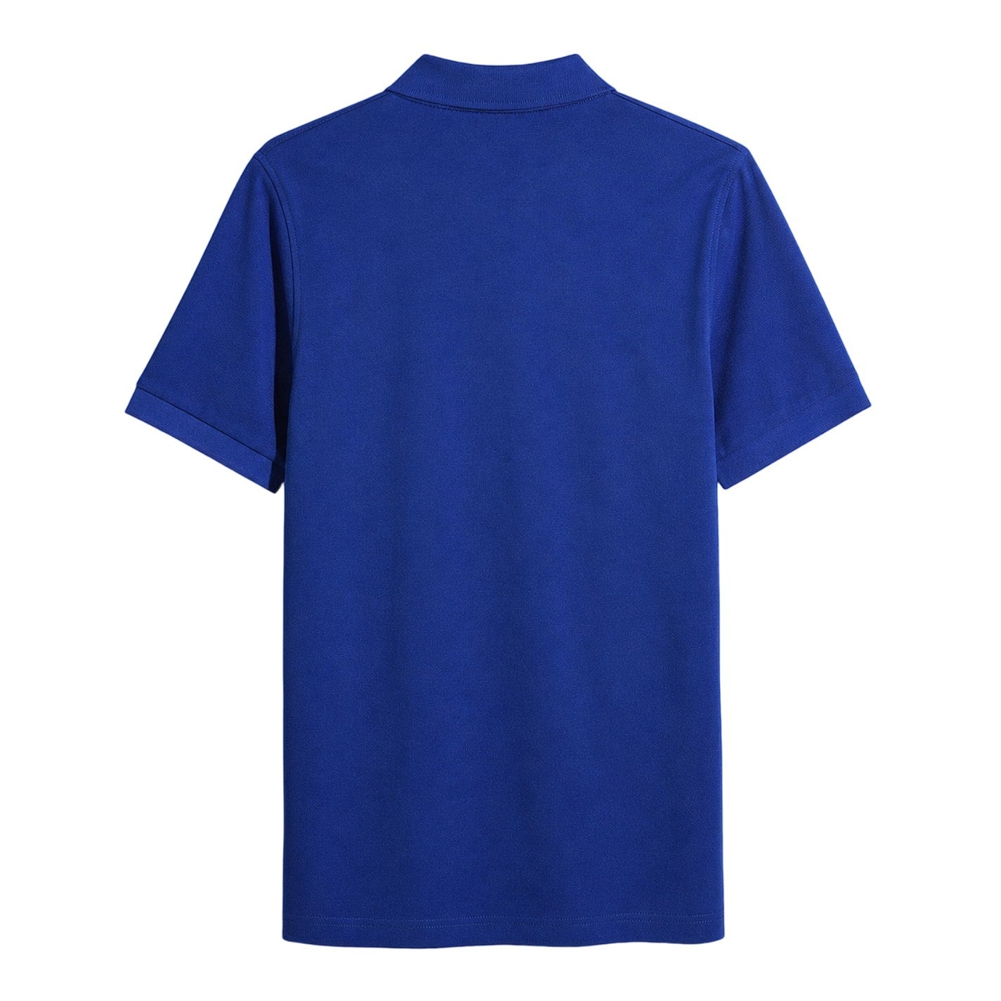 Blue - Back - Farah Mens Cotton Short-Sleeved Polo Shirt