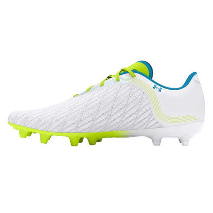 White - Back - Under Armour Womens-Ladies Clone Mg Pro 3 Lace Up Football Boots