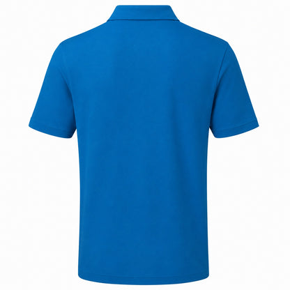 Cobalt - Back - FootJoy Childrens-Kids Pique Stretch Short-Sleeved Polo Shirt