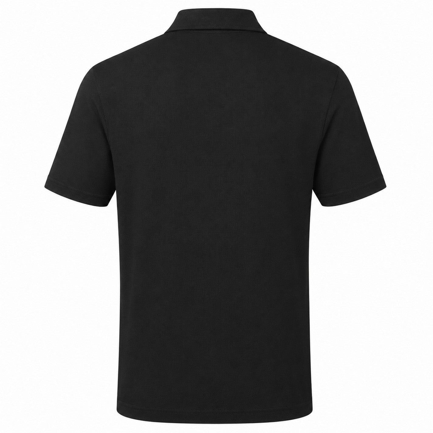 Black - Back - FootJoy Childrens-Kids Pique Stretch Short-Sleeved Polo Shirt