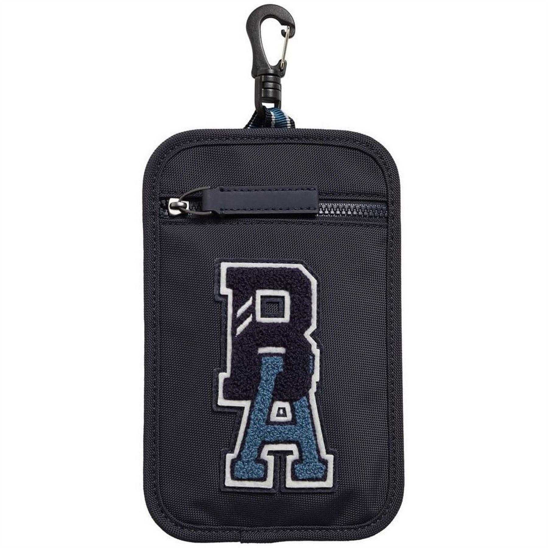 Navy - Front - Boss X Russel Recycled Nylon Neck Pouch