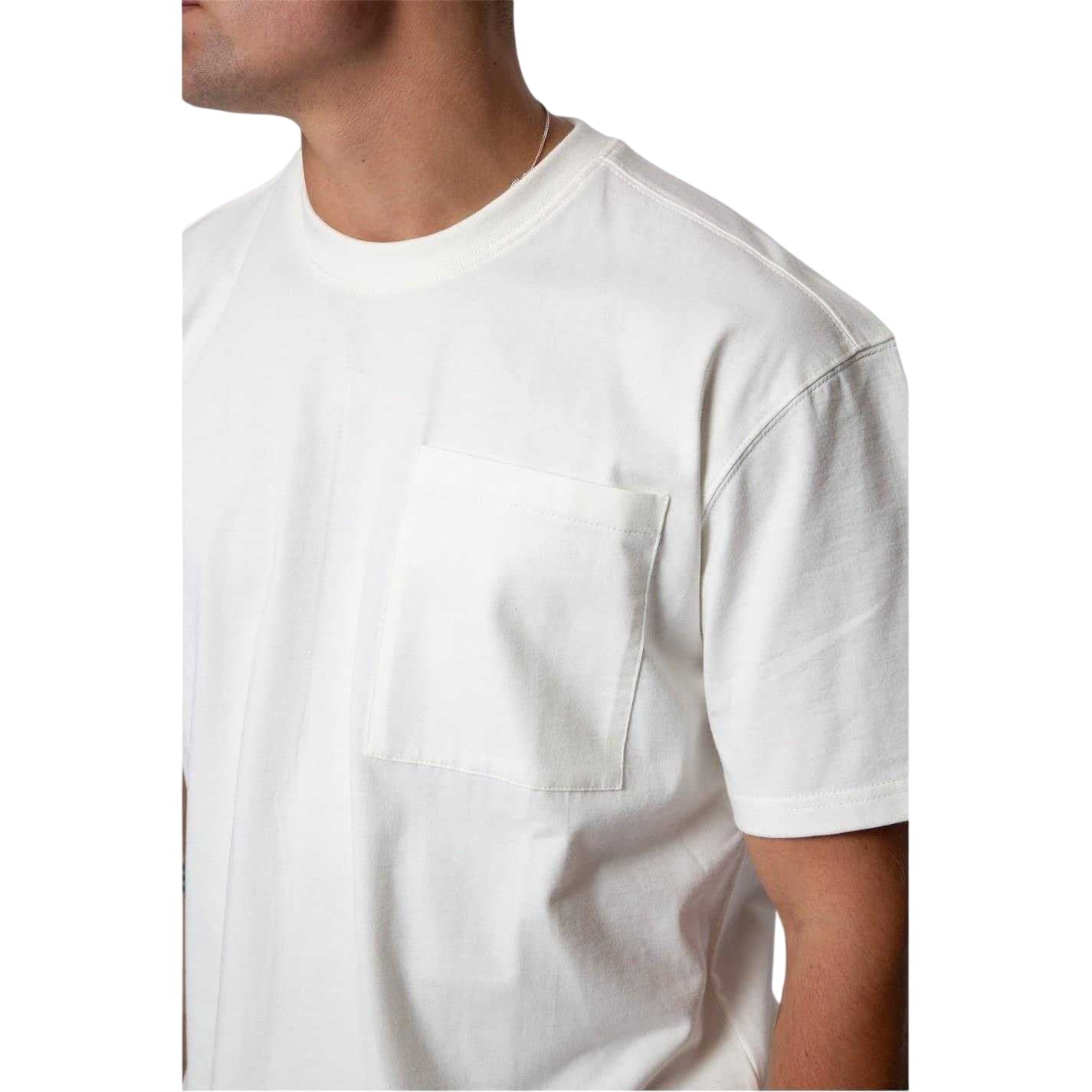 Snow White - Side - Established Mens Embroidered Pocket T-Shirt