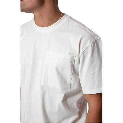 Snow White - Side - Established Mens Embroidered Pocket T-Shirt