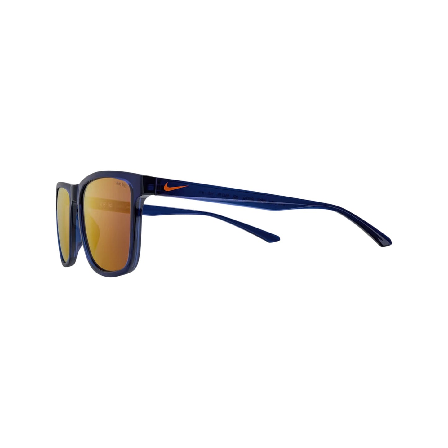 Navy Blue-Orange - Side - Nike Vital Core Mirrored Sunglasses