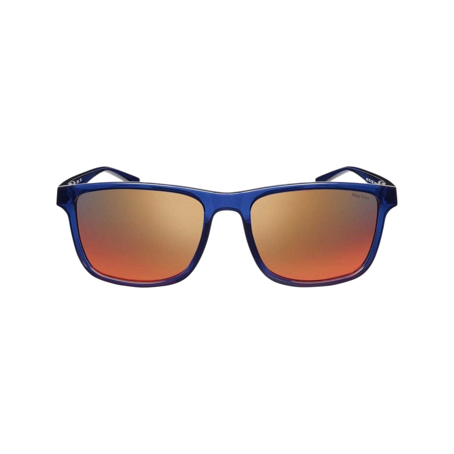 Navy Blue-Orange - Front - Nike Vital Core Mirrored Sunglasses