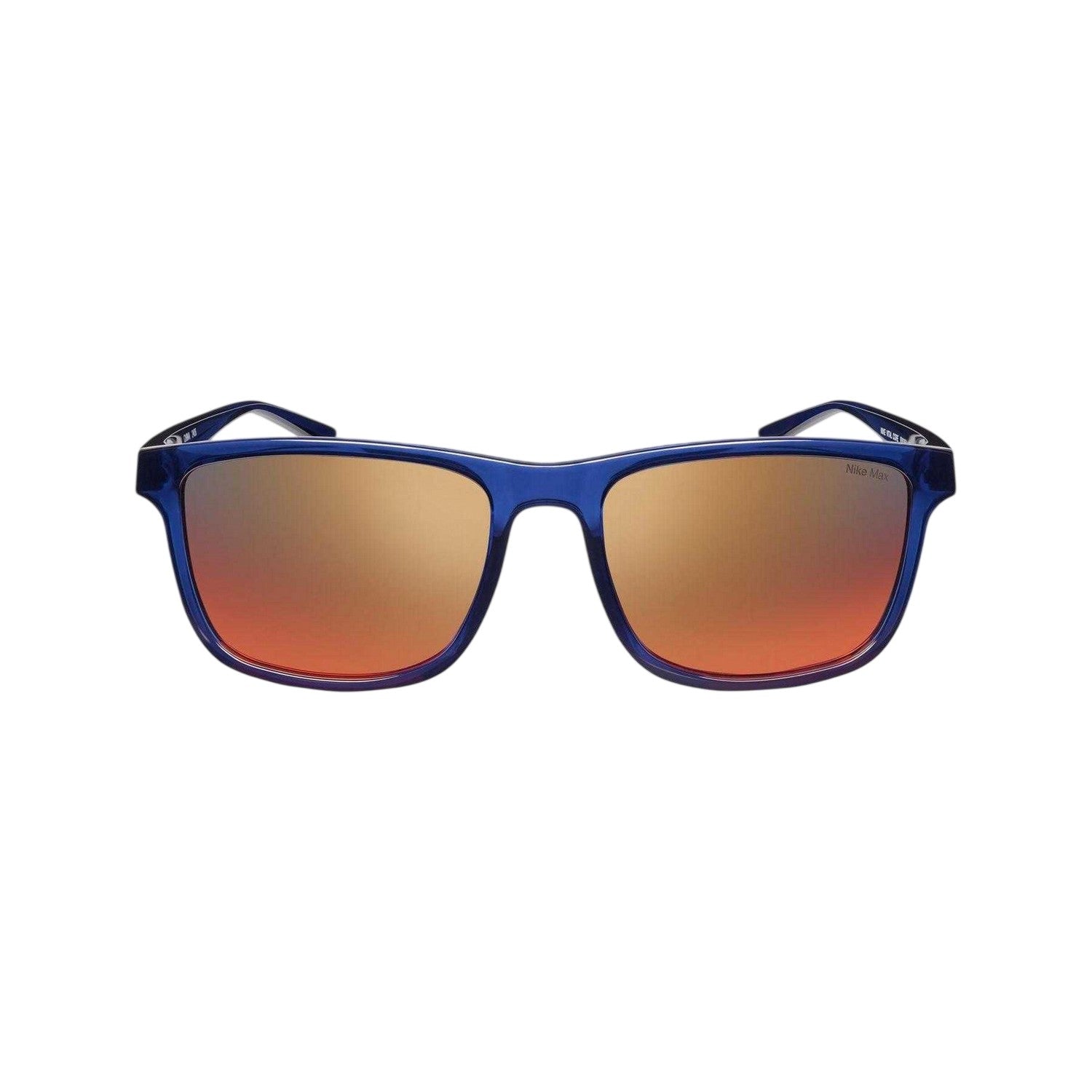 Navy Blue-Orange - Front - Nike Vital Core Mirrored Sunglasses