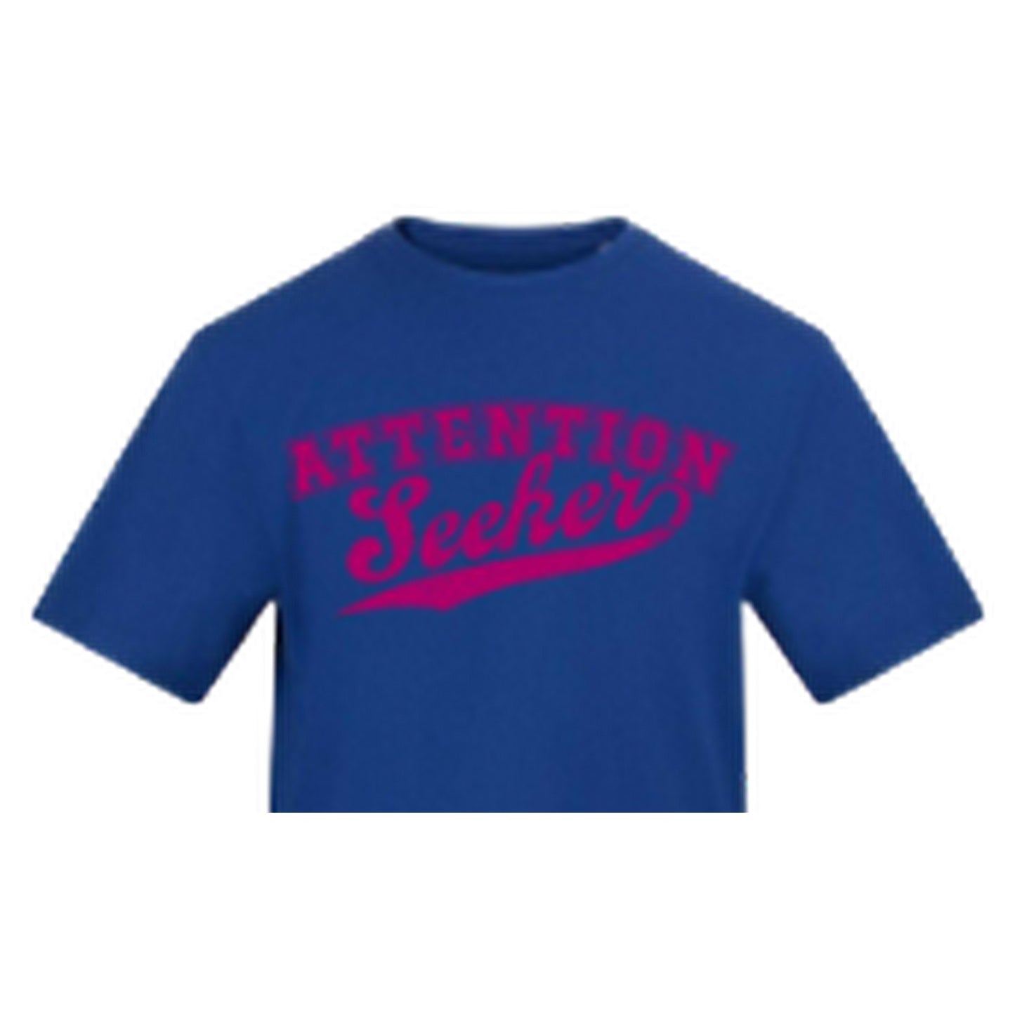Blue - Side - AWD Mens Attention Seeker T-Shirt