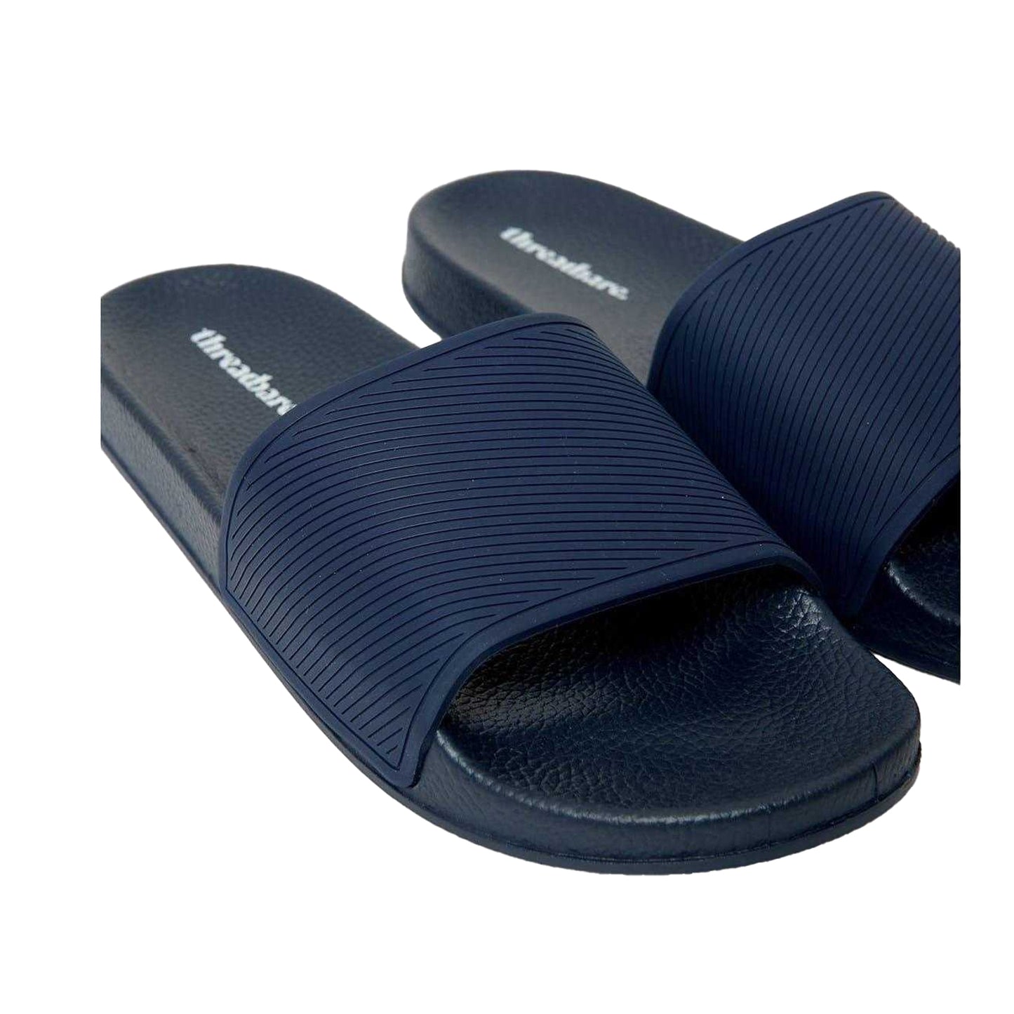 Navy - Lifestyle - Threadbare Mens Arlo Slides