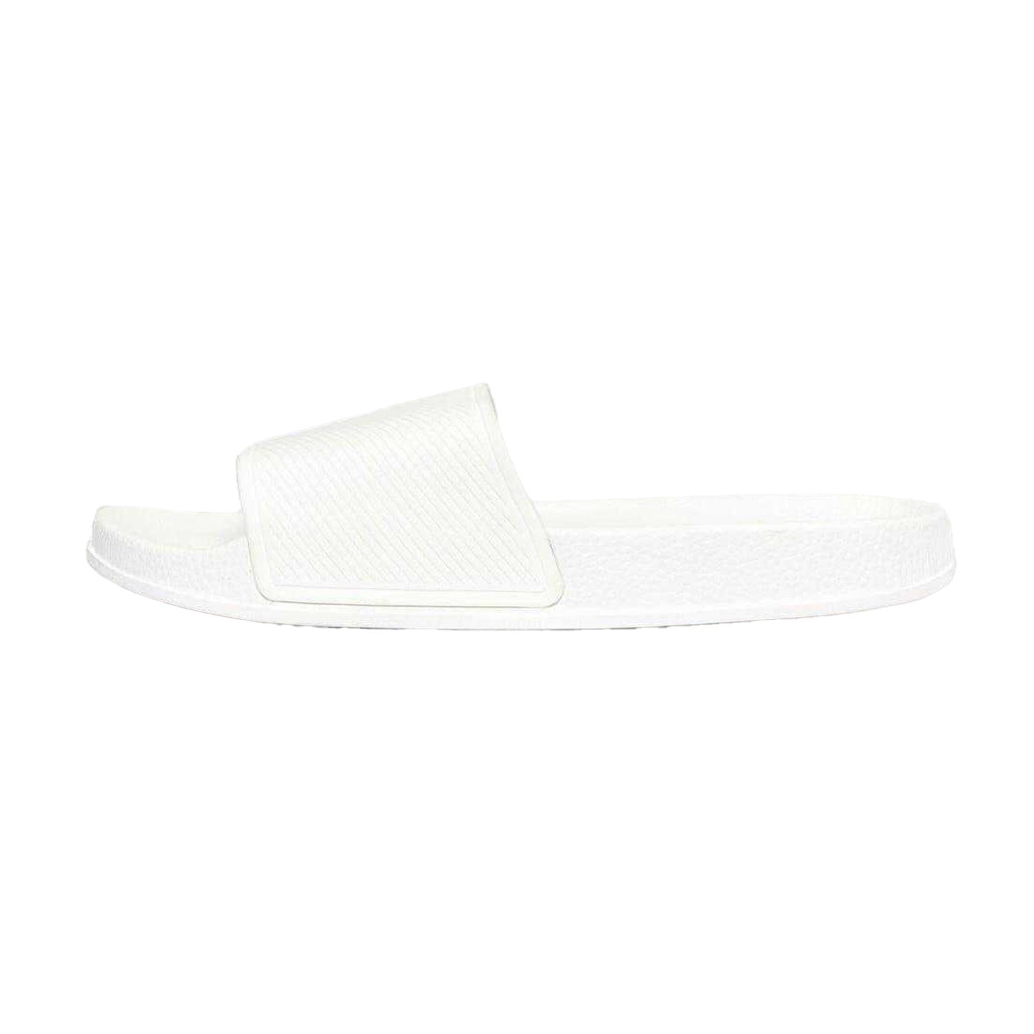 White - Back - Threadbare Mens Arlo Slides