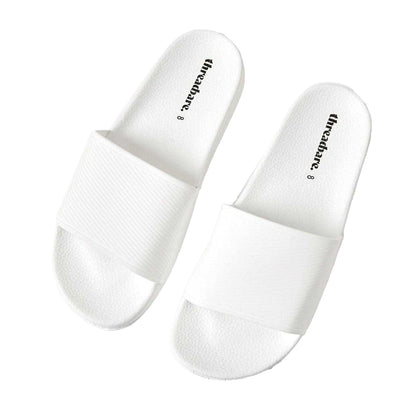 White - Side - Threadbare Mens Arlo Slides