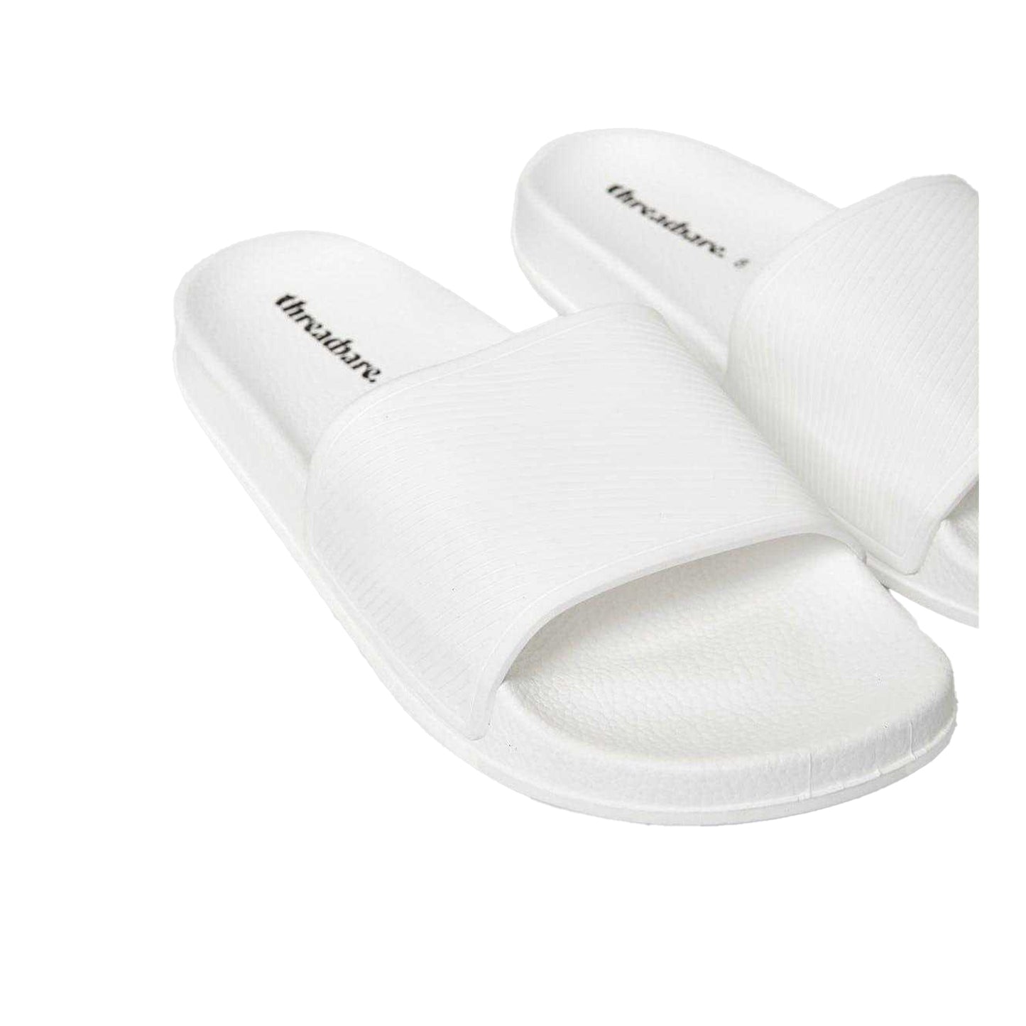 White - Lifestyle - Threadbare Mens Arlo Slides