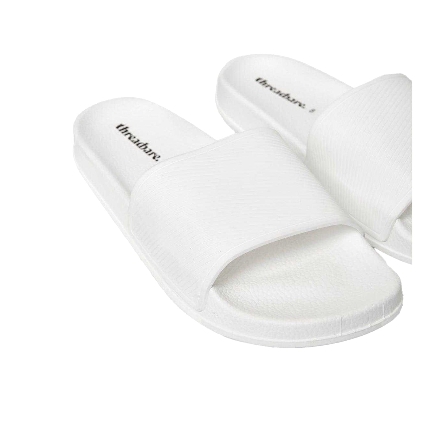 White - Lifestyle - Threadbare Mens Arlo Slides