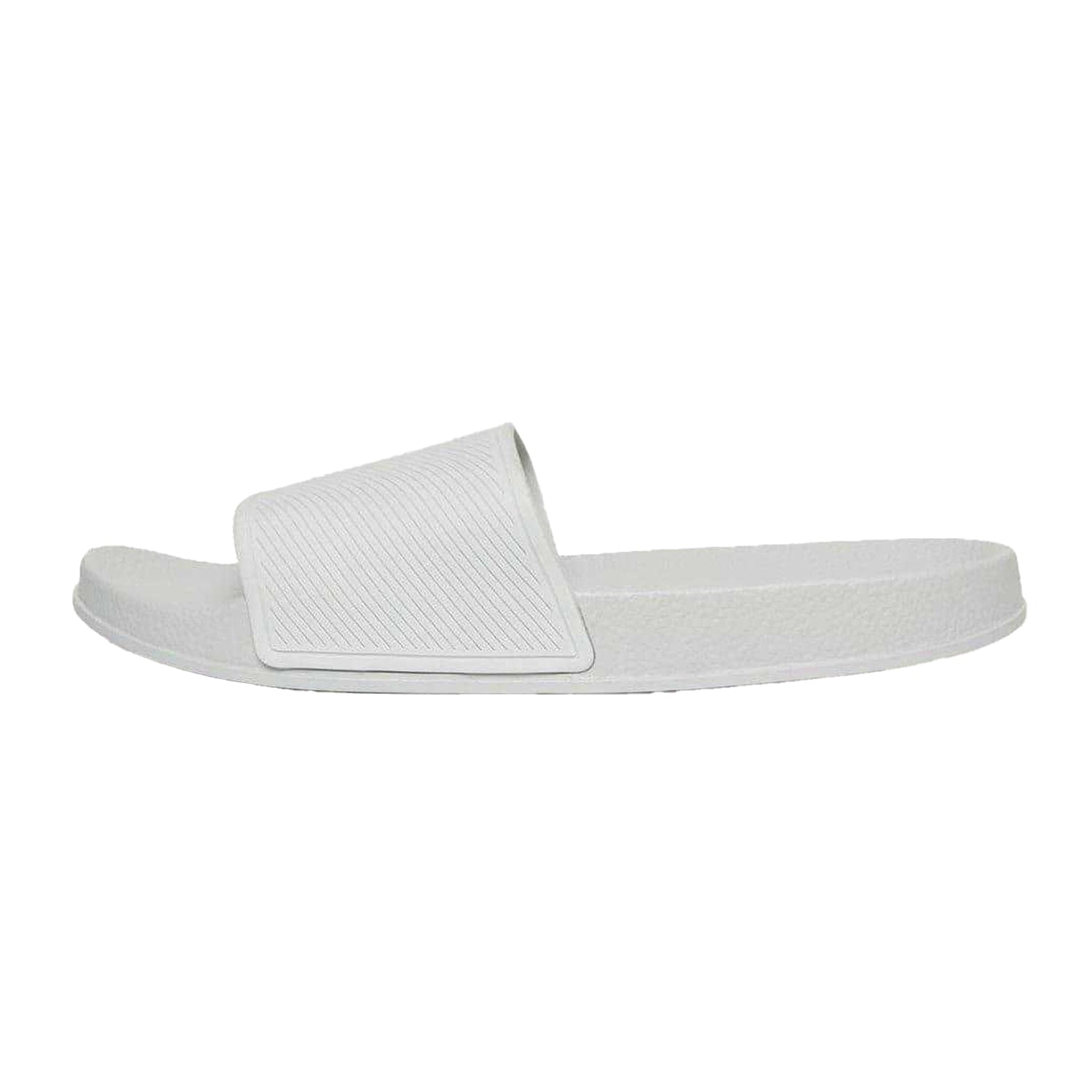 Grey - Back - Threadbare Mens Arlo Slides